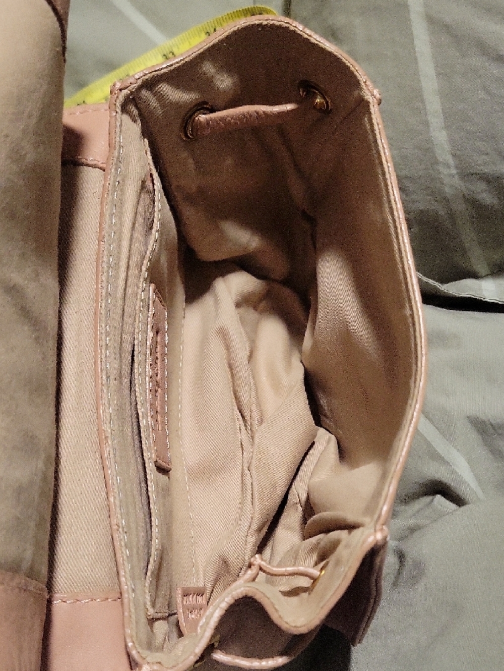 See By Chloe Pink/Nude/Tan Leather Crossbody Bag with Tassel Detail - Picture 12 of 13